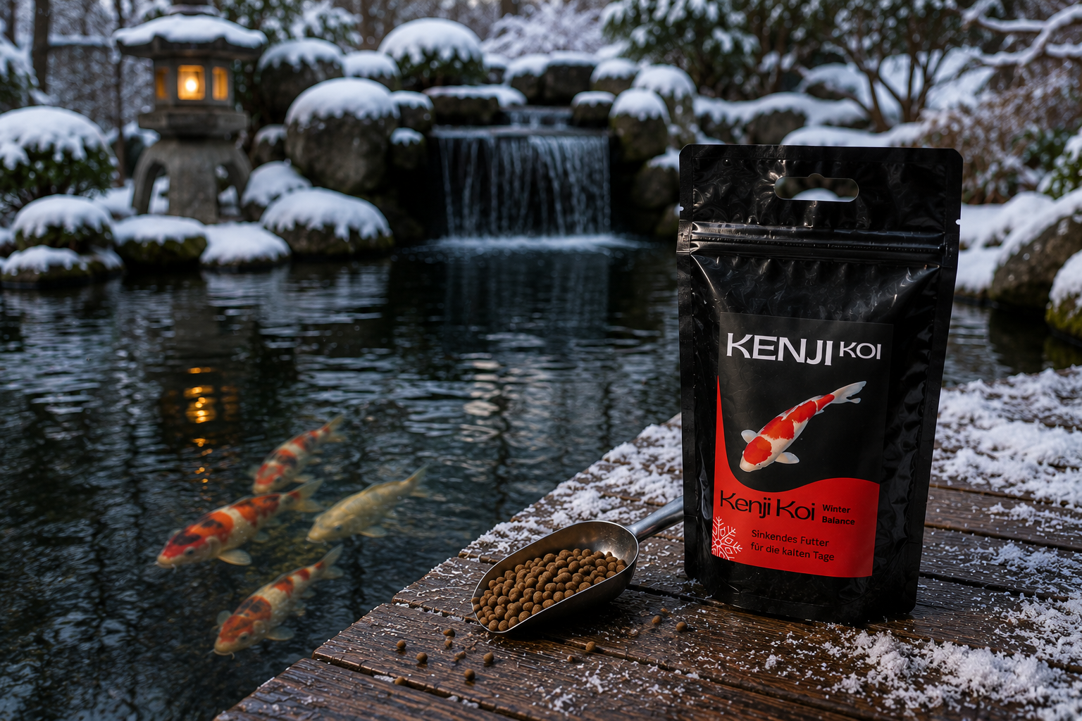 KENJI KOI Winter Balance - sinkend