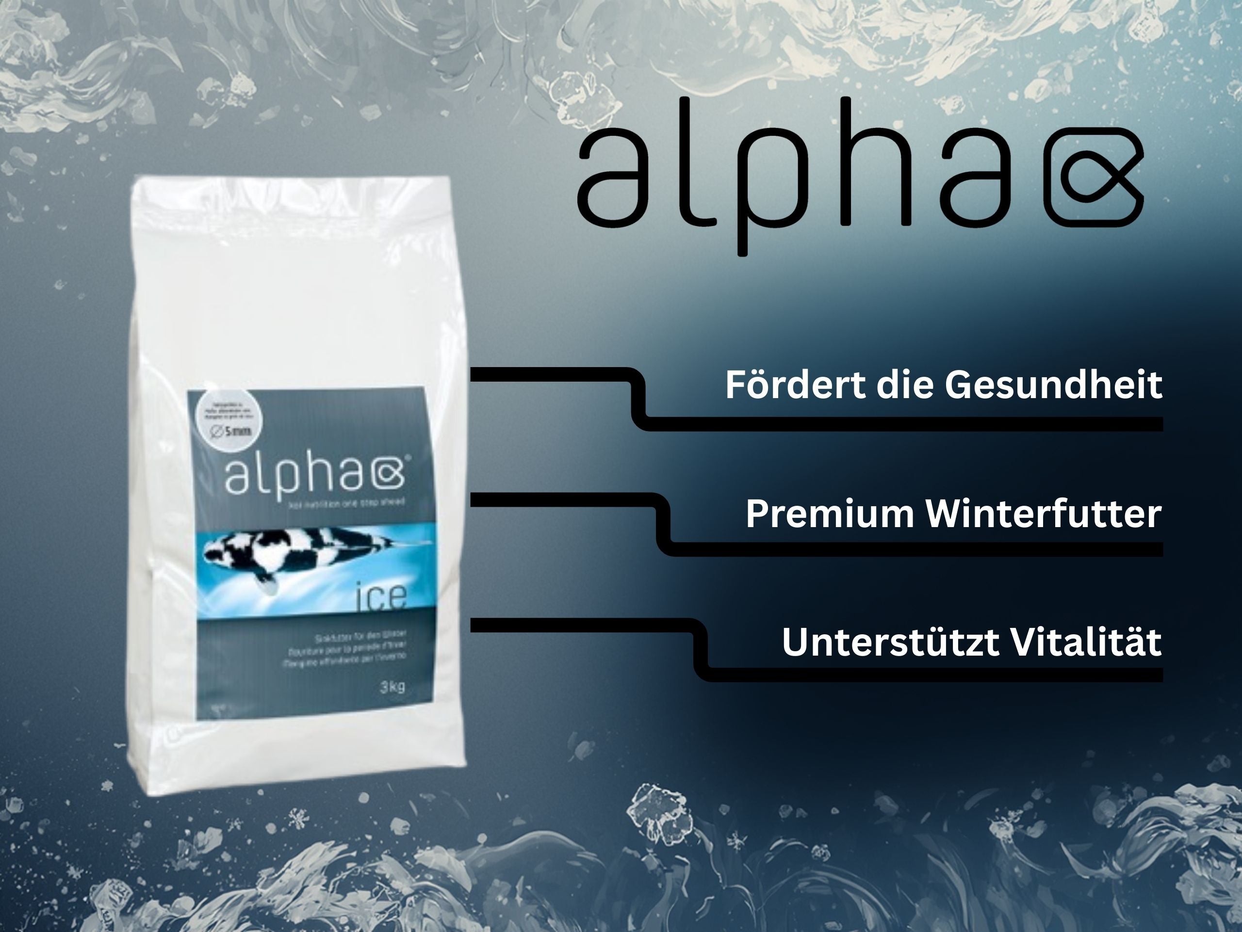 alpha ice - Sinkendes Koi-Winterfutter