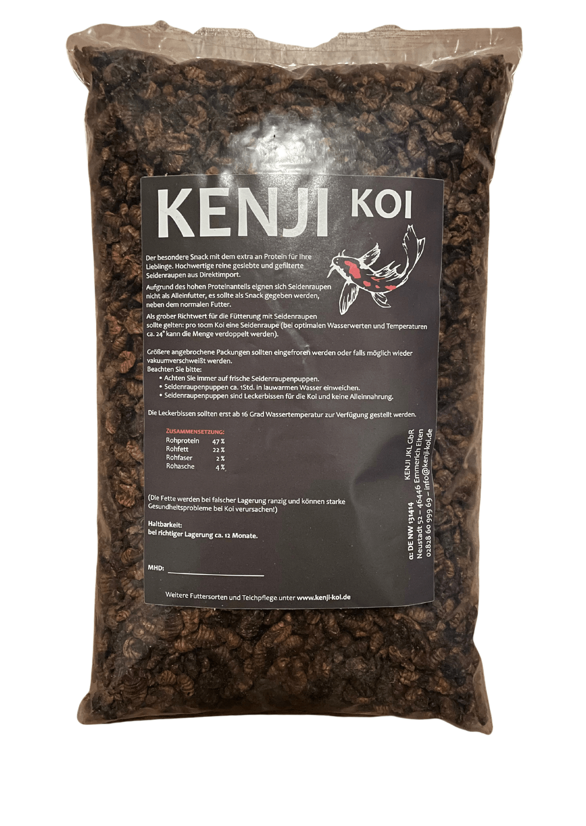 KENJI KOI Snack - Seidenraupen - KENJI KOI Products